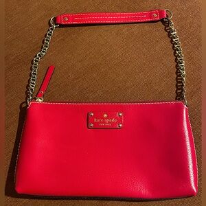 Kate Spade Red Leather Handbag